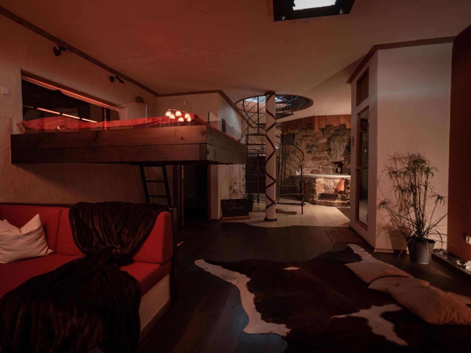 Holiday Home With Whirlpool And Sauna In Фихтах Экстерьер фото